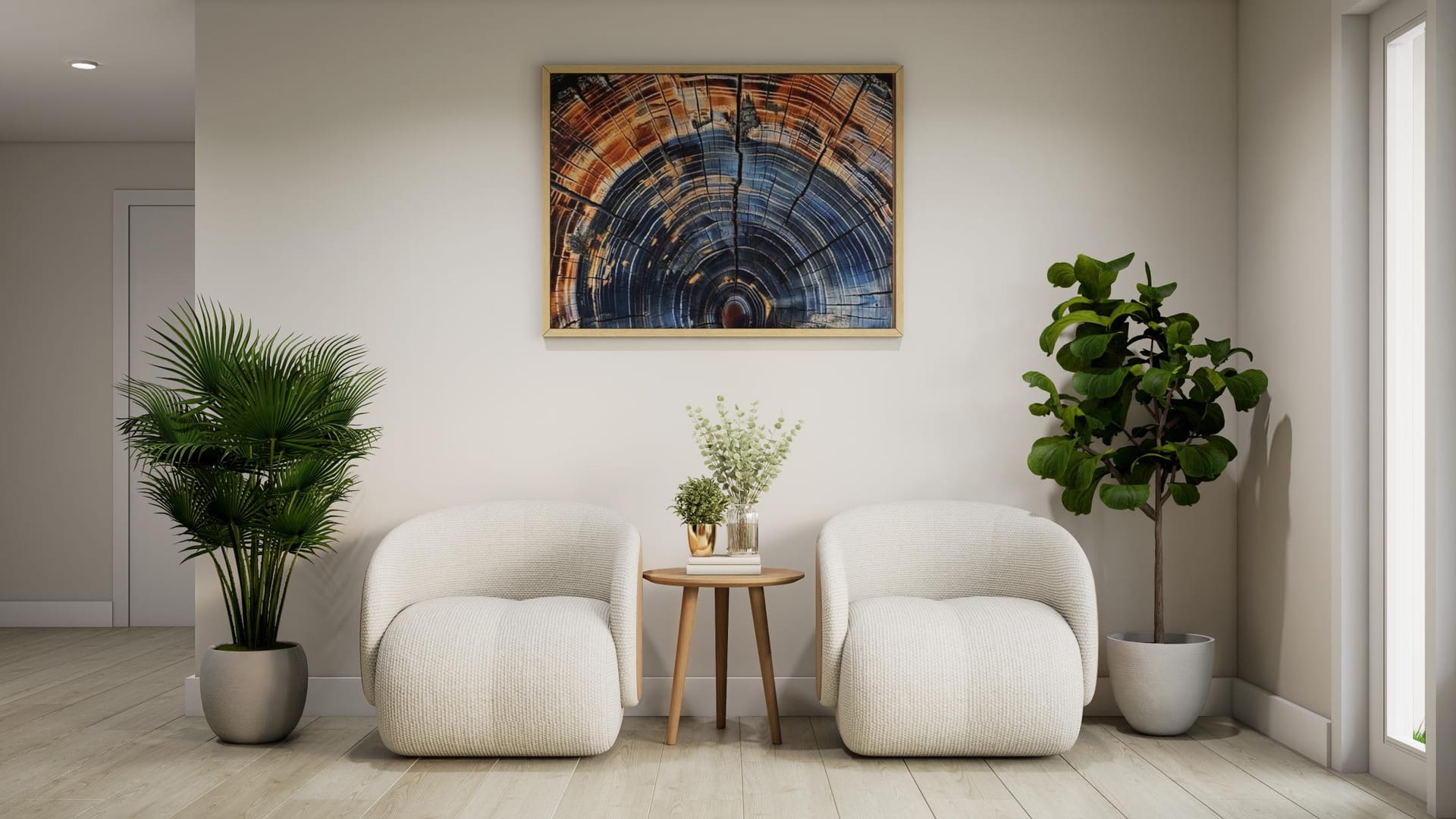 Private seating area