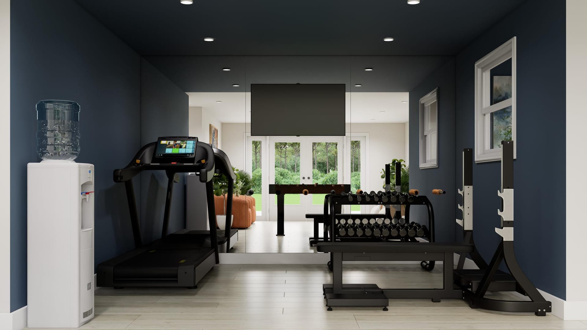 Fitness and gym area