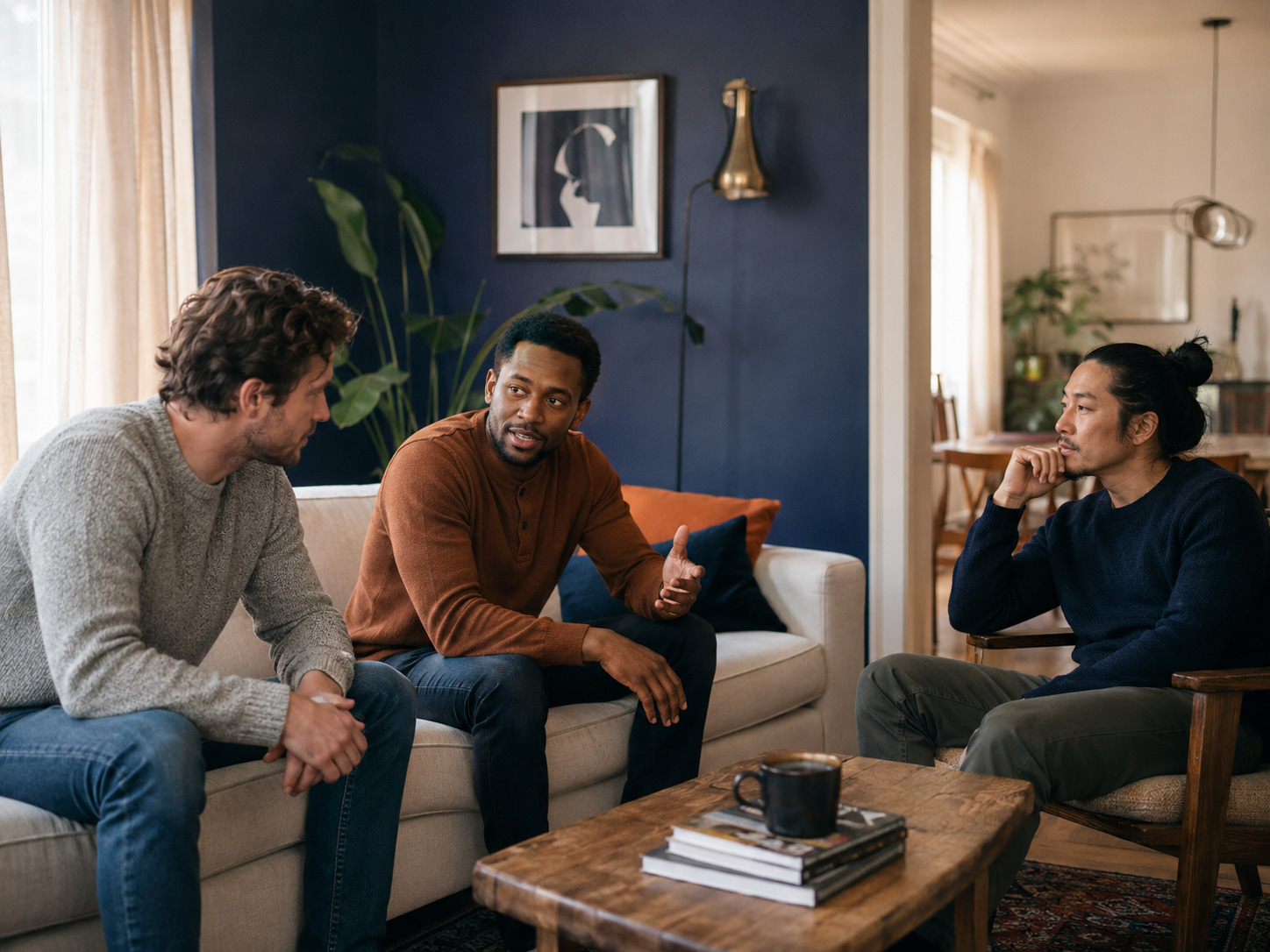 Men in a supportive residential setting at Patrick Henry House